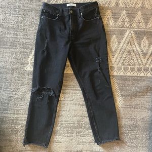 The Mom High Rise Abercrombie Jeans Black